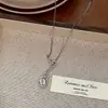 Felicidade Dupla ~ Novo Colar Estilo Chinês Dupla Abóbora para Mulheres, Estilo Ins Nicho de Luxo Leve, Acessório de Corrente de Clavícula com Pingente Elegante