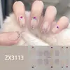 Película de Esmalte en Gel ZX Estéreo Impermeable Sin Curado con Lámpara Adhesivo Completo Estilo Japonés y Coreano Película de Papel para Adhesivos de Uñas Primavera y Verano