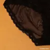 Nuevos Calzones de Encaje para Mujer Sexy de Cintura Baja Cómodos Sin Costuras de Malla Transparentes Calados Tentación Chica Calzones Triángulo