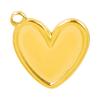 Collar Colgante Corazón de Acero Inoxidable Simple y Elegante Colgante de Corazón Brillante Pulsera Llavero DIY Accesorios de Joyería