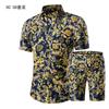 Verano 2019 nuevo moda de comercio exterior 3D estampado hombres casual manga corta traje de camisa eBay talla grande camisa hombres