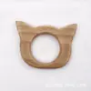 Suministro directo de fábrica palo para morder dientes de bebé Madera de haya diente calmar forma de animal palo para morder dientes morder música