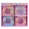 Libro de Pegatinas Flotantes para Uñas de Disfraz de Princesa de Dibujos Animados Libro de Pegatinas de Arena Movediza DIY Pegatinas Divertidas de Belleza y Maquillaje para Ropa