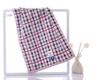 Toalha de ouro algodão xadrez linha doméstica prática absorvente macio colorido 60*30cm toalha