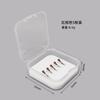 White Egret Fly Ly048 Ninfas de Cabeza de Tungsteno Hundimiento #18 Moscas de Pesca con Mosca Artificiales