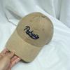 Boné de Baseball com Letra Moda Aba Larga Rosto Pequeno Cabeça Grande Chapéu de Bico de Pato Esportivo de Viagem para Homens e Mulheres Chapéu de Sol