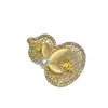 Broche de Calabaza Estilo Chino Nuevo de Perla de Agua Dulce Natural Zhuji Buena Suerte y Fortuna Ramillete Moda Otoño e Invierno Versátil Venta al por Mayor