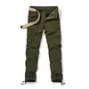 Calça de trabalho transfronteiriça da Amazon, calça longa casual masculina para atividades ao ar livre, calça atlética reta plus size, calça de trabalho de ajuste solto com múltiplos bolsos