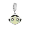 Policía Chicas Superpoderosas gota de aceite accesorios DIY caricatura japonesa caricatura linda versión Q colgante de acero de titanio collar colgante