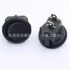 Interruptor de balancín certificado estándar coreano Kc Kcd1-2P Negro Sin Impresión Apertura de 20 mm 6A Interruptor de balancín de potencia