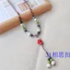 Collar de cerámica Jingdezhen, nuevo estilo chino, collar de estilo antiguo, estilo fresco para estudiantes, joyería de estilo nacional tejida a mano para niñas.