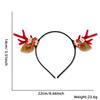 Decoraciones para Fiesta de Navidad Diadema de Astas de Navidad Lindo Cascabel Diadema de Alce Accesorios para el Cabello Decoraciones de Navidad