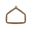 Nuevo bordado vintage de 21 cm de imitación de madera, elástico, para manualidades, bordado hecho a mano, punto de cruz, herramienta auxiliar para decoración del hogar, pintura colgante