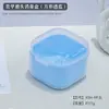 Ferramenta de Desinfecção de Cabeça de Polimento de Unha Quadrada e Redonda Tigela de Desinfecção com Álcool Caixa de Armazenamento de Bandeja Odontológica Recipiente de Armazenamento Caixa de Armazenamento