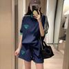 Conjunto de Ropa Deportiva para Mujer Verano 2025 Nuevo Estilo Coreano Calle Color de Contraste Moda Holgado Talla Grande Conjunto de Dos Piezas No de Moda