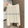 Camisa básica fina de manga longa com decote V transparente na cor damasco outonal para mulheres, cobertura fina para ar condicionado, camiseta solta, top de alta qualidade