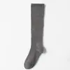 Calcetines de Compresión para Pantorrilla de Malla Transpirable Finos de Verano para Mujer, Calcetines Largos Profesionales para Deporte y Fitness, Sin Costuras