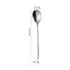 Cuchara de estilo coreano, cuchara de acero inoxidable 304, vajilla occidental, cuchillo y tenedor para carne, juego de cuchara, cuchara de postre, cuchara de café, tenedor de fruta