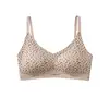 Sujetador Push-Up Sexy con Estampado de Leopardo, Cómodo, Transpirable, Adelgazante, Alta Elasticidad, Sujetador Versátil para Chicas Atrevidas 3249
