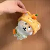 Roupas para Boneca de 10cm Chapéu de Cabeça de Maçã-Laranja Chapéu Roupas para Vestir Boneca de Algodão de 13cm Decoração de Mochila