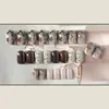 Manchas de latte color de uñas que se desgastan pegatinas de uñas para uñas que saltan pieza avanzada de belleza de uñas nueva uña postiza uña uña uña parche de uña uña terminada