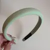 Diadema Verde Primavera con Acabado de Alta Gama, Versátil para Salir, Diadema de Esponja, Pinza para el Cabello, Accesorio para el Cabello, Estilo Nuevo