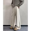 Pantalones casuales Scimitar cleanfit estilo americano para hombre Primavera y Verano 2025 Nuevo Drapeado Pierna ancha Suelto Recto para hombre