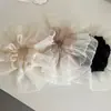 Elástico de Cabelo de Cetim com Renda Estilo Ballet para Mulheres