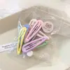 Pinza para el Cabello Estilo Ins de Color Caramelo, Pinza Luminosa para Flequillo Lateral, Pinza para Flequillo de la Frente, Pasador, Accesorio para el Cabello