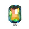 En stock, venta al por mayor, base puntiaguda, rectangular, octogonal, diamante de cristal, mahjong, accesorios de joyería para bricolaje, carcasa de teléfono móvil, diamante adhesivo
