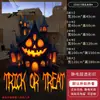 Calcomanías Decorativas de Halloween Puerta de Vidrio Arreglo de Atmósfera de Terror Calabaza Fantasma Adhesivos Estáticos para Ventana Accesorios de Bar Sala de Escape