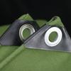 Lona de lona impermeable de silicona adhesiva de un solo lado personalizada resistencia al desgaste raspado patio Lona impermeable para lluvia