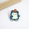 Broche de Peixe-Palhaço Azul Estilo Japonês Desenho Animado Ins Broche Personalizado para Mulheres