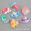 Sereia Oceano Cola de Resina Acessórios Tiara Concha Caseiro Golfinho Acessórios de Cabelo Material Acessórios DIY Atacado