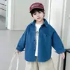 Chaqueta tipo camisa para niño, nuevo estilo otoño 2026, top para bebé, camisa elegante y genial para niño pequeño, camisa para niños súper bonita