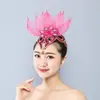 Flor de Cabeza de Xishuangbanna Nuevo Estilo Étnico Performance Étnico Venta al por Mayor Escenario de Danza Clásica Performance de Baile Mujeres Modernas