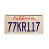 California, EE. UU. Decoración de Coche Matrícula Personalizada Pintura Decorativa Creativa Pintura de Lata Amazon Aliexpress Pintura de Lata
