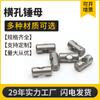 Tuerca para Muebles Tuerca de Martillo Tuerca Arrocera Tuerca de Agujero Cruzado Tornillo Cilíndrico Cruzado Acero al Carbono Galvanizado Venta al por Mayor Tuerca de Martillo Galvanizada