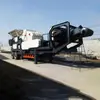 Estación de Trituración Móvil Trituradora de Piedra Móvil Equipo de Trituración Bloque de Cemento Concreto Trituración