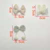Accesorios para el Cabello de Lazo Estilo Chanel, Accesorios para Prendas Semi-Terminadas de Cuello de Hilo, Decoraciones de Encaje para Orejas, Flores para Zapatos, Leggings