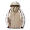 Traje de Montañismo Pequeño Impermeable Transpirable Cálido con Forro de Polar para Hombres y Mujeres, Color Nuevo, Cortavientos