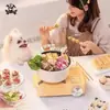 Mini Estufa de Casete Estilo Japonés Estufa Portátil para Camping Estufa de Barbacoa Estufa Magnética para Olla Caliente Estufa de Casete Estilo Coreano