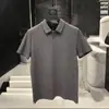 Verão Novo Masculino 2026 High-End Simples Business Polo Casual Masculino Versátil Slim-Fit Moda Business Manga Curta