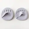 Zapatos de tacón alto almohadilla para la palma del pie delantera almohadilla de media talla femenina silicona almohadilla para la suela delantera calcetines invisibles anti-dolor antideslizante anti-desgaste artefacto para el pie plantilla