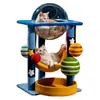 Árbol Rascador para Gatos Grandes, Cama para Gatos tipo Cápsula Espacial, Tabla Rascadora para Gatos Resistente al Desgaste, Suministros para Mascotas, Cielo Estrellado Tamaño Extra Grande, Soporta hasta 45 kg