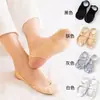 Calcetines de Verano con Tiras, Esponja, Absorción de Impactos, Suavizantes, Invisibles, Antideslizantes, Sin Talón, Transpirables, con Tiras, Tipo Mocasín, para Mujer, Niña, Calcetines Lolita