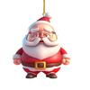 2024 transfronteiriço nova série de Papai Noel de Natal ornamentos planos de acrílico decoração de interior de carro de Natal