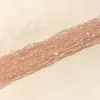 Cuentas de Verano Puntiagudas Galvanizadas de 2 mm con Dos Puntas, Cuentas Sueltas de Cristal para Manualidades, Cuentas de Vidrio Pequeñas al por Mayor, Rosa de Alta Gama