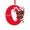 Adornos Nuevos Creativos de Letras Inglesas Transfronterizos Acrílico Plano Decoración para Árbol de Navidad Fiesta en Casa Regalo