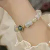 Pulsera de Bambú Fresca y Pequeña Estilo Artístico Chino Nuevo Estilo Nacional Pulsera Versátil Diseño de Nicho Sentido Avanzado